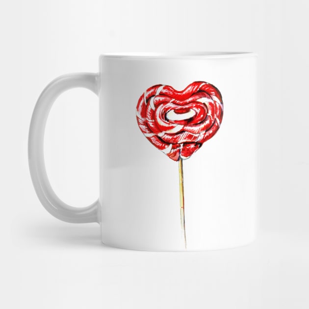 heart lollipop by victoriazavyalova_art